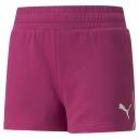 Modern Sports Shorts - Girls 8-16 Years in Festival Fuchsia, Size Medium, Cotton/Polyester by Puma