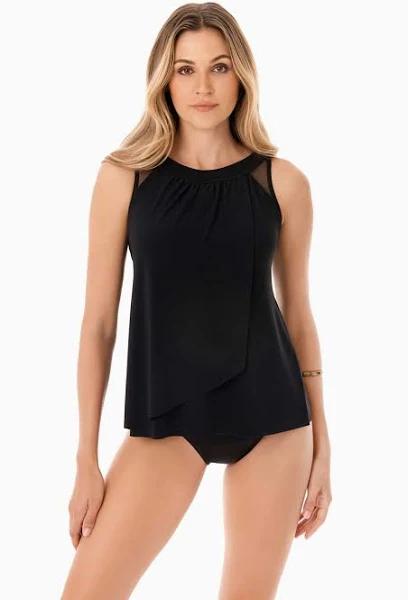 Miraclesuit Women's Illusionist Ursula Tankini Top - Midnight - Swimoutlet.com