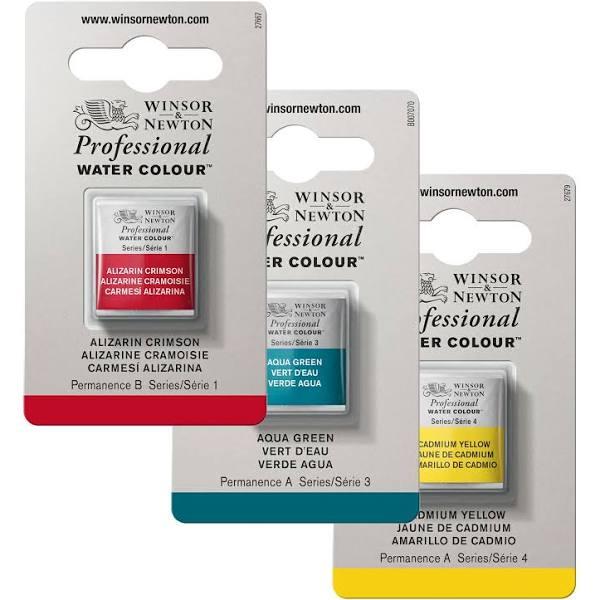 Winsor & Newton Professional Watercolour Half Pans, VIRIDIAN (S3)