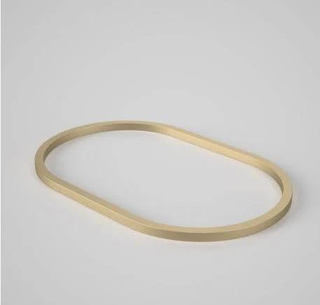 Caroma Liano II 530mm Pill Basin Dress Ring – PVD Brushed Brass