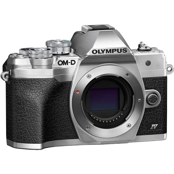 Olympus OM-D E-M10 Mark IV Mirrorless Camera Body - Silver