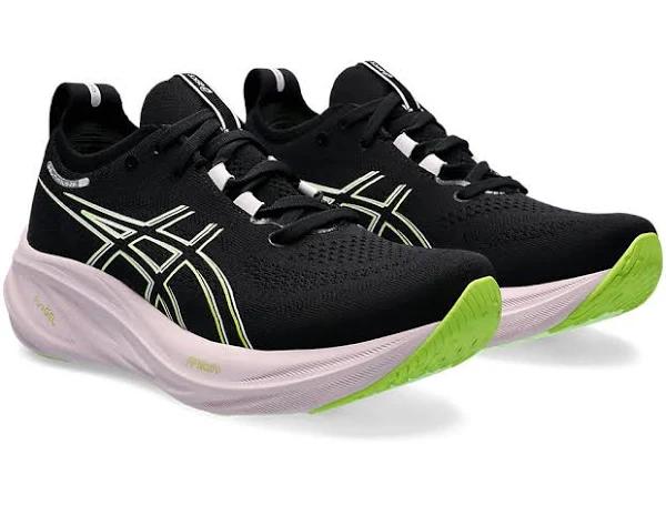 ASICS GEL-Nimbus 26 Running Shoes Black Pink Women - 46