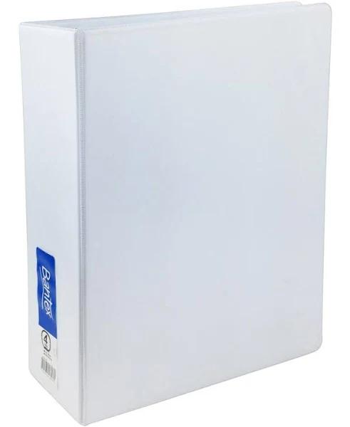 Bantex Insert Binder 4D Ring 65mm A4 White