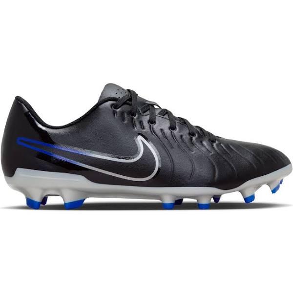 Nike Tiempo Legend 10 Club FG Soccer Cleats - Black & Blue - 1 Each