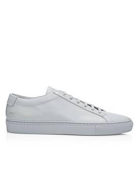 David Jones Common Projects Original Achilles Low Sneaker in Grey, Size 47 EU