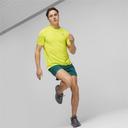 Run Favourite Men's Heather Running T-Shirt in Yellow Burst Heather, Size Large, Polyester by Puma