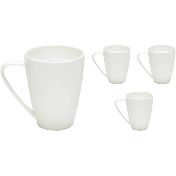 Salt & Pepper Edge Set of 4 Mug 420ml