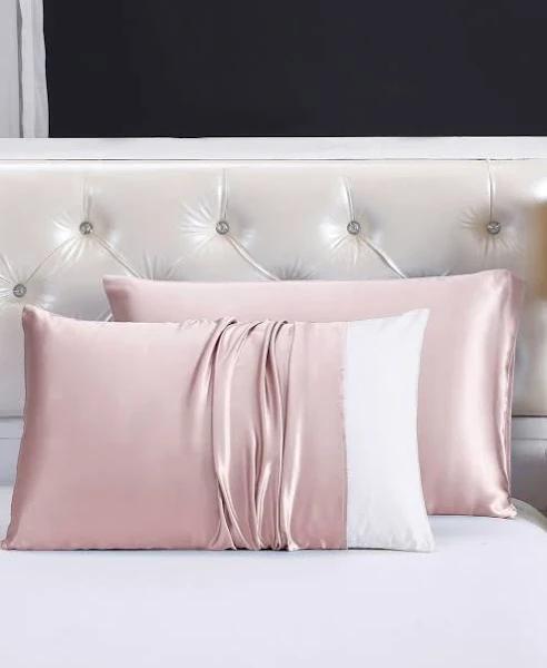 LILYSILK Silk Pillowcase 22 Momme Mulberry Silk Pink Australia Better Quality Quality Guaranteed King (50 x 90cm)