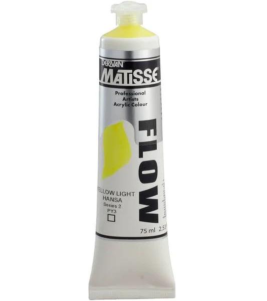 Matisse Flow Acrylic 75ml S2 - Yellow Light Hansa