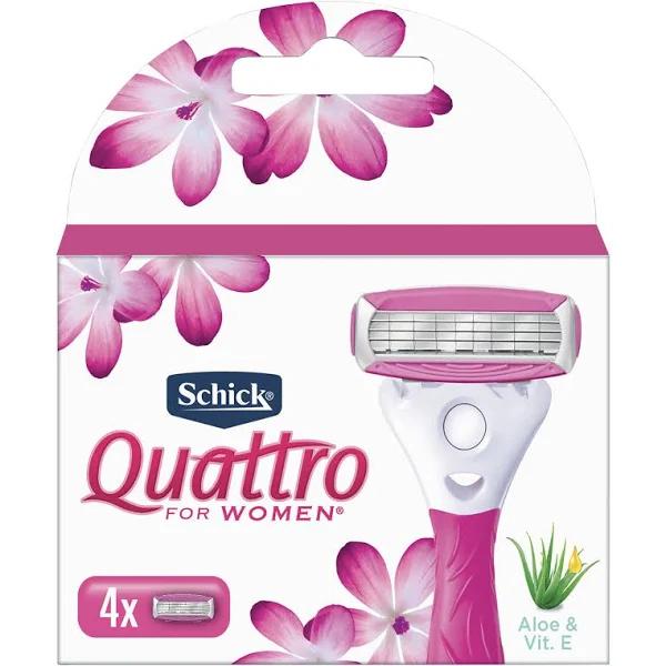 Schick Quattro for Women Cartridges 4 Pack