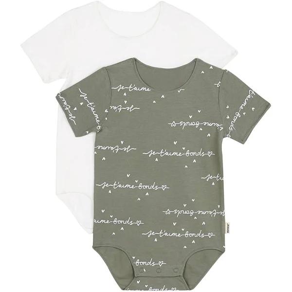 Bonds Wonderbodies Bodysuit 2 Pack Size: 12-18 Months