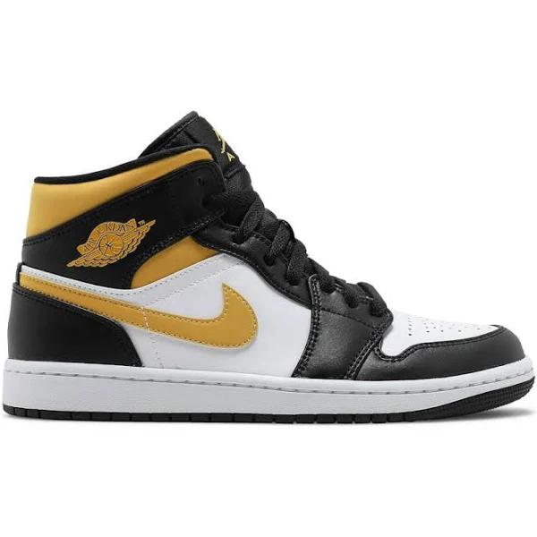 Air Jordan 1 Mid 'Black University Gold' 554724‐177 US 13