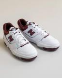 New Balance 550 White Burgundy Blue