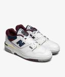 New Balance 550 White Navy NB Burgundy