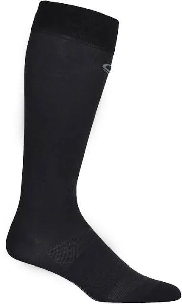 Icebreaker Snow Liner Over The Calf Socks Black Women - L