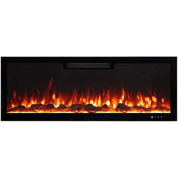 Lumina 1500W 50 Inch Recessed / Wall Mounted Electric Fireplace