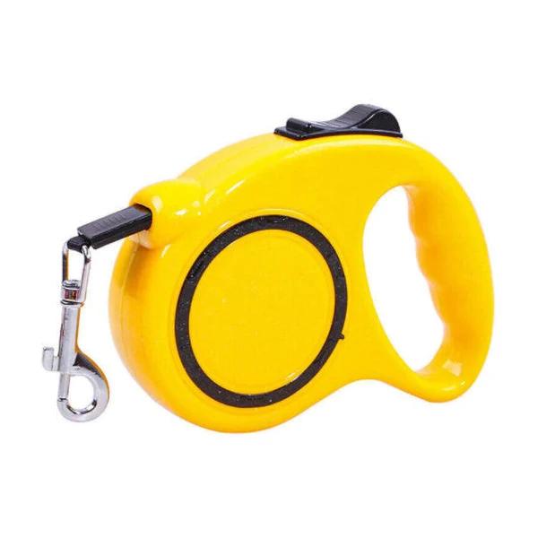 3/5m Retractable Dog Lead Leash Long Stong Extendable Lockable Rope Heavy DutyAU Yellow / 5m