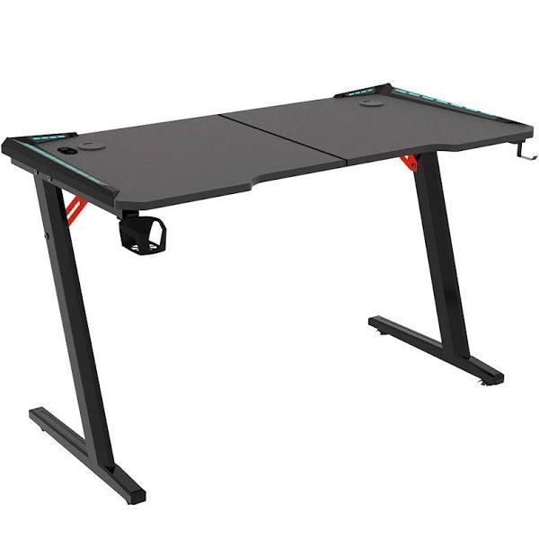 Odyssey8 1.4m Gaming Table With LED Light - Dual Panel Black