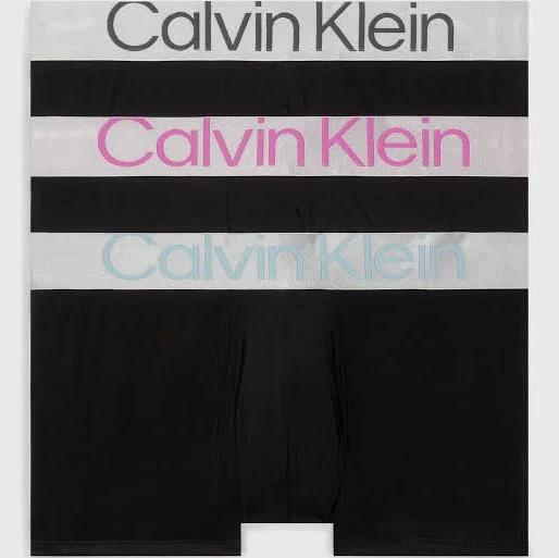 Calvin Klein Low Rise Trunk 3pk in Black Multi, Size M