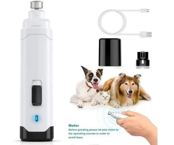 Pet Nail Grinder for Dogs,Low Noise Fast Grinding Quick USB Charging Long Working Time Convenient and Practical for Dogs Cats Pets