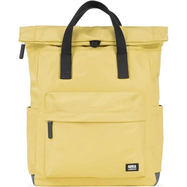 Roka Yellow Canfield B Medium Black Label Recycled Nylon Backpack