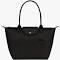 Tote Bag M Le Pliage Green Black Longchamp