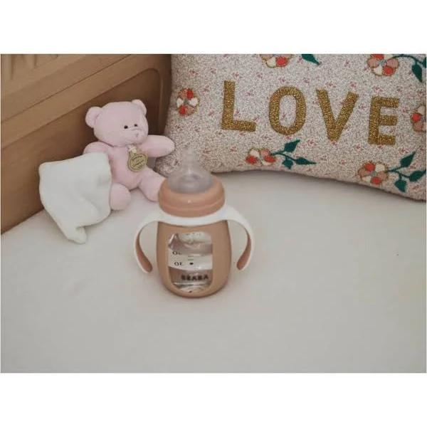 Beaba Glass Baby Bottle - Pink