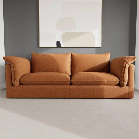 Sorrento Fabric Sofa Paprika by Freedom