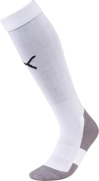 Puma Team Liga Socks Childrens, Size 1 - 6, White