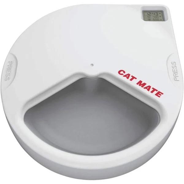 Cat Mate C300 Automatic 3 Meal Pet Feeder with Digital Timer For Cats and Small