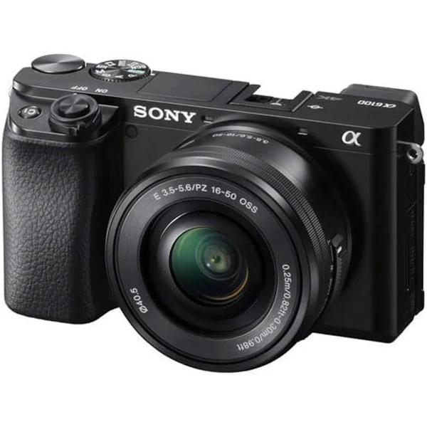 Sony A6100L Mirrorless Camera With 16-50mm Lens - White