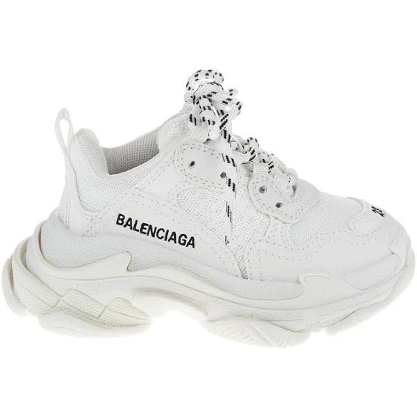 Balenciaga White Triple S Trainers