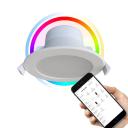 CLA LED Smart White Round Dimmable Tri-CCT RGB 9W Downlight