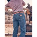 Wrangler Mens Cowboy Cut Original Fit Active Flex Jean Stonewash - Leg Length 34" Waist 27"