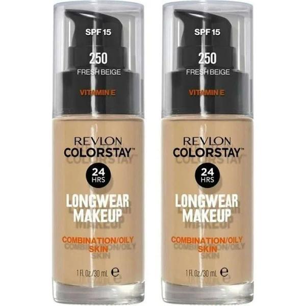 Revlon ColorStay Makeup for Combination/Oily Skin 30ml - 250 Fresh Beige x 2