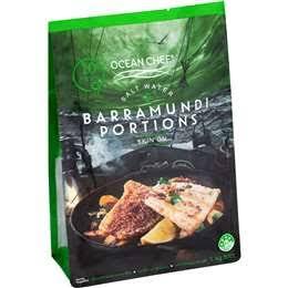 Ocean Chef Barramundi Portions Skin On 10 Pack