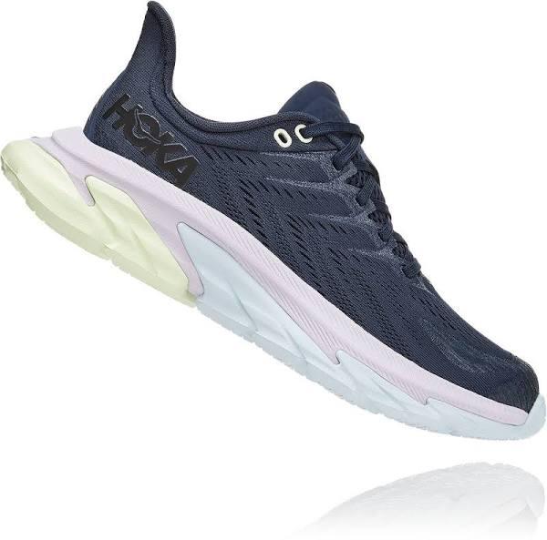 Hoka One One Women's Clifton Edge Running Shoe (Outer Space/Orchid Hush) 6.5 US