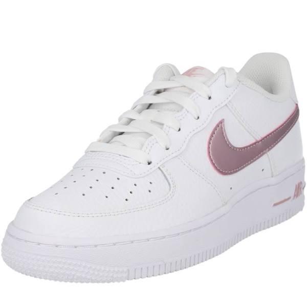 Nike Junior Air Force 1, White/Black, Size 3