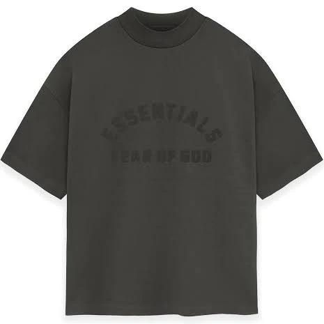 Fear of God Essentials Gray Crewneck T-Shirt