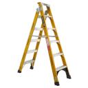 Gorilla Dual Purpose Ladder 1.8-3.2m (6-11ft) Fibreglass 150kg Industrial FDM006-I