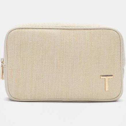 Seed Heritage Women's Initials Make Up Bag - Colour: Beige, One Size