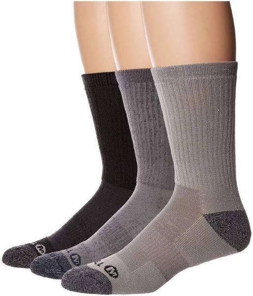 Merrell Men's 3 Pack Performance Cushion Hiker Crew Socks