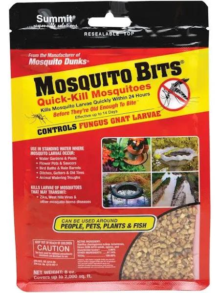 Summit 116-12 Quick Kill Mosquito Bits, 8-Ounce