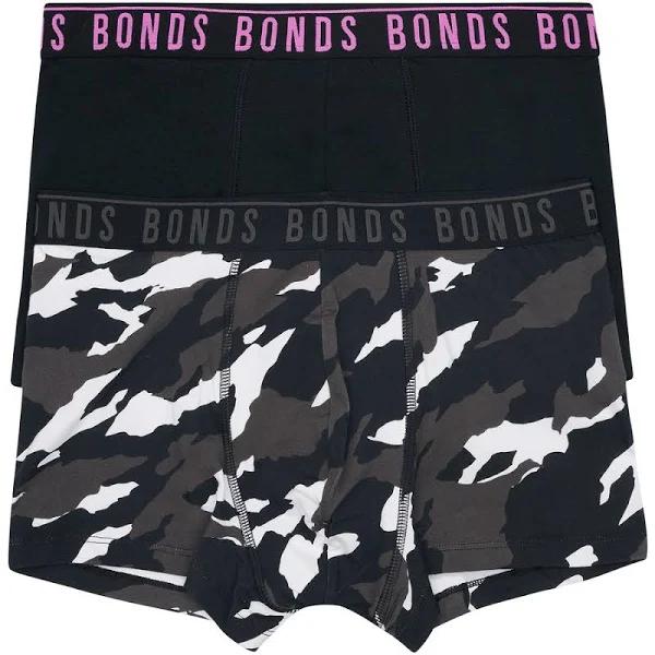 Bonds Men's Everyday Trunks 2 Pack - Multi - Size XXL