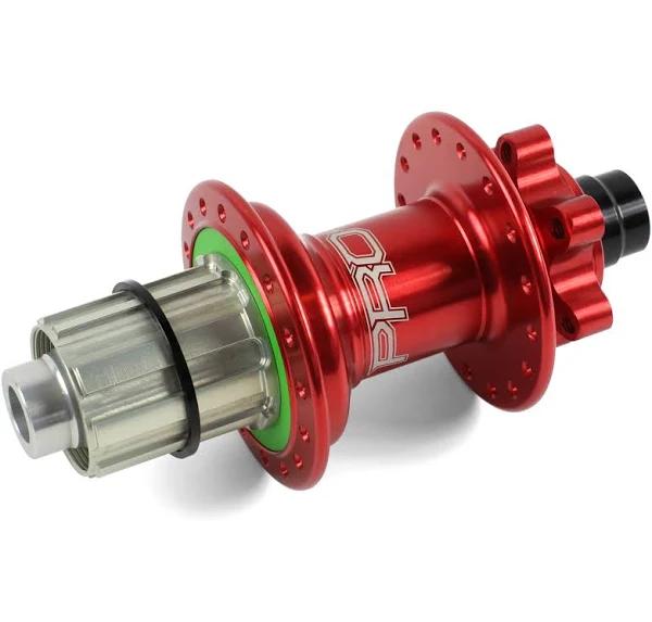 Hope Pro 4 32H 142mm - 12mm Rear Hub in Red