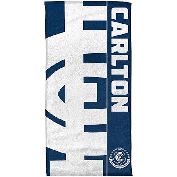 Carlton Blues Beach Bath Towel