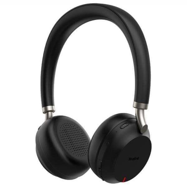 Yealink BH72 Bluetooth Wireless Stereo Headset - Black - USB-C - Supports Wireless Charging - Rectractable Microphone - 40 Hours Battery Life