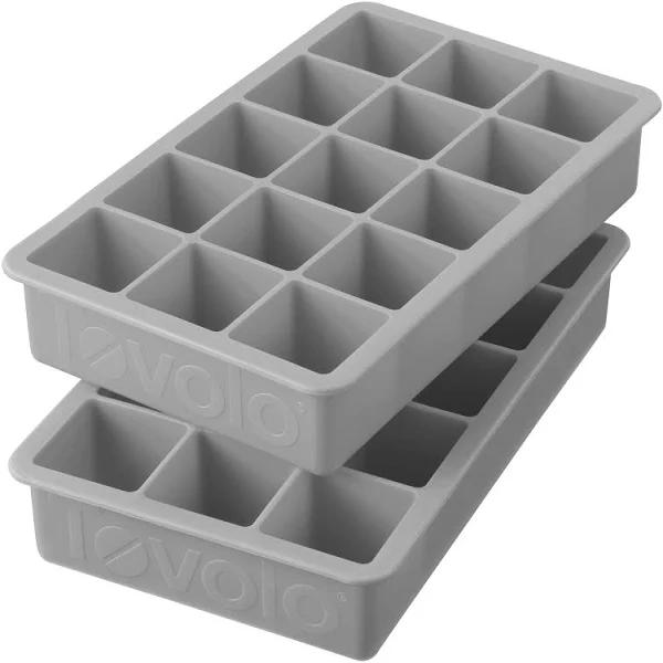 Tovolo Gray Perfect Cube Ice Trays - Set of Two One-Size