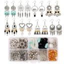 Jewelry Making Kit Diy Pendants Earring Supplies Bead Craft Set Tool