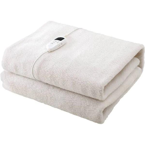 Bedra Electric Blanket Fully Fitted Fleece Heated Single